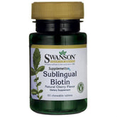 Biotin 2500 mcg sublingual bioTIN 60 SWANSON sugetabletter